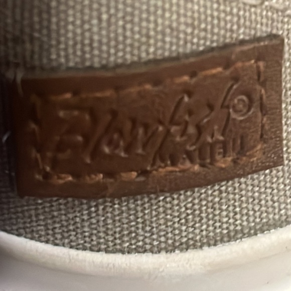 Blowfish Malibu Women's Shoes Sz 7 Gray With Fray Canvas Sneakers Slip On - Picture 4 of 12